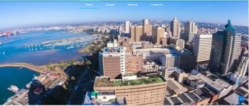 Durban city and coastline